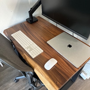 Live Edge Desk with U Shaped Legs photo review
