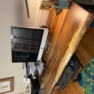 Live Edge Desk with U Shaped Legs photo review