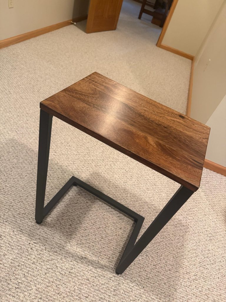 Live Edge End Table photo review