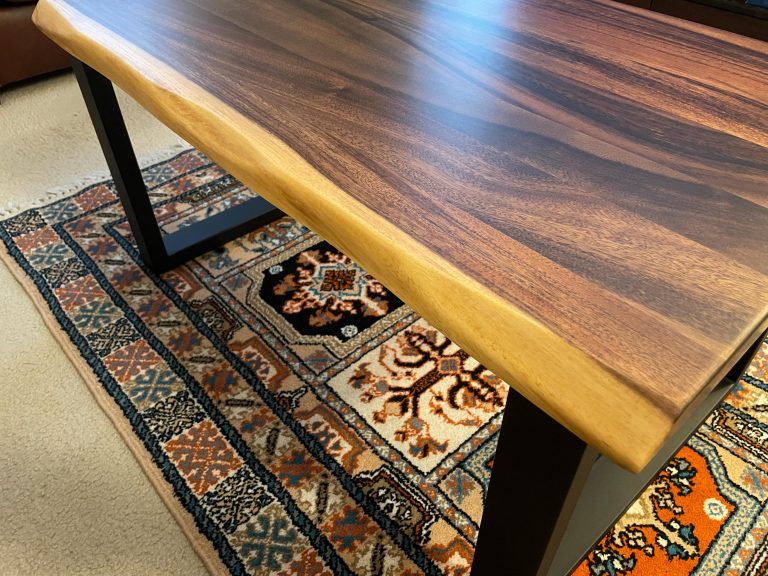 Live Edge Coffee Table with Storage photo review