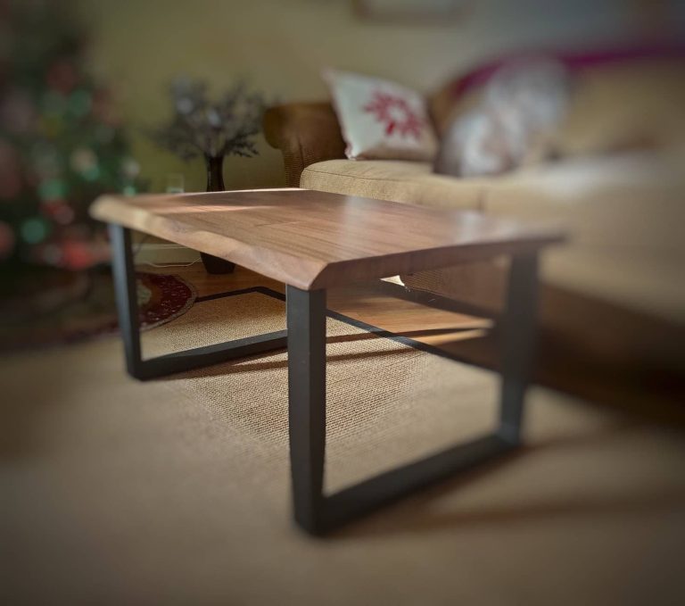Live Edge Coffee Table with Storage photo review