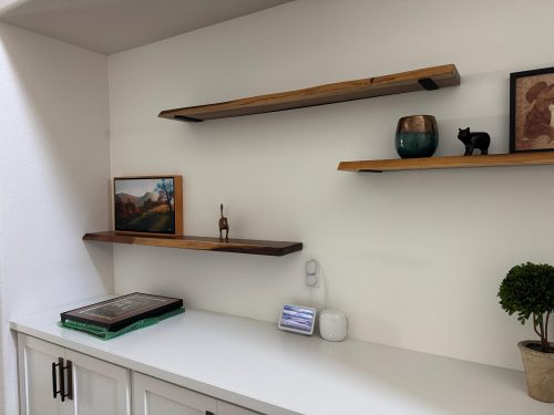 No Measure Floating Shelf - Live Edge Shelf photo review