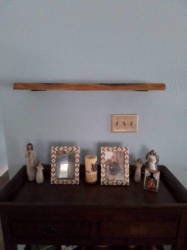 No Measure Floating Shelf - Live Edge Shelf photo review