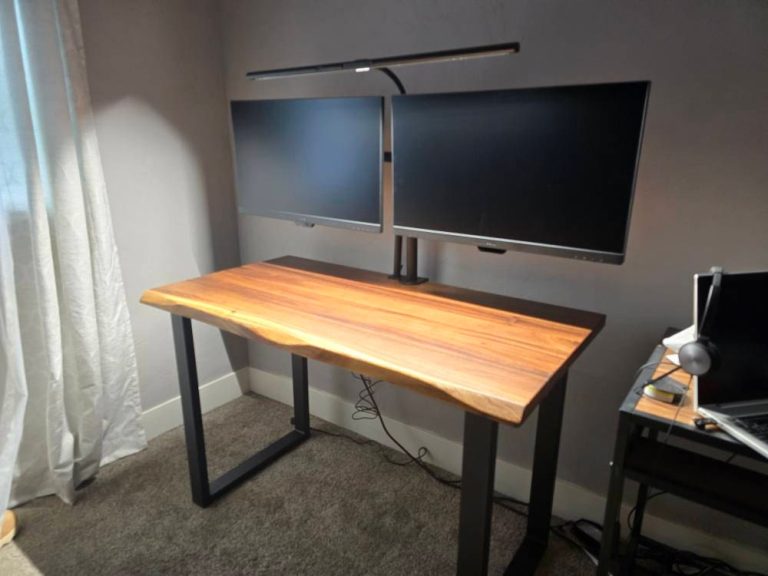 Live Edge Desk with U Shaped Legs photo review