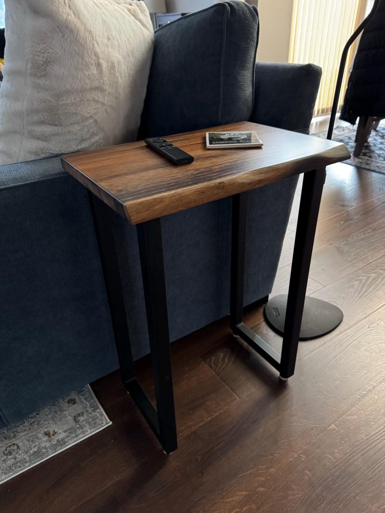 Live Edge End Table photo review