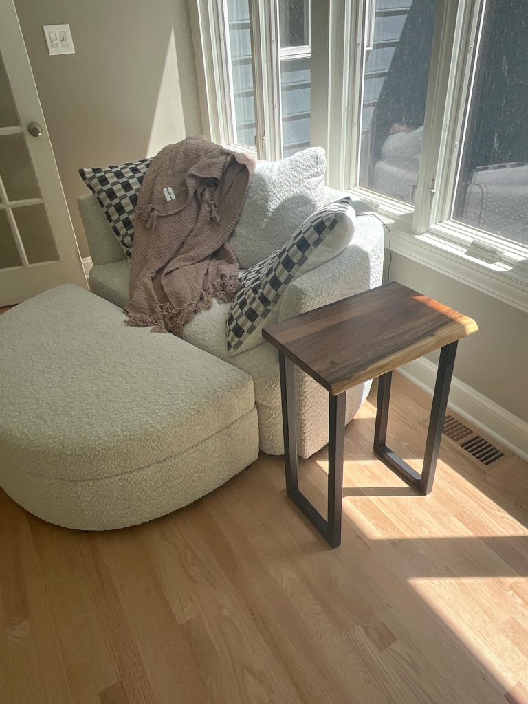 Live Edge End Table photo review