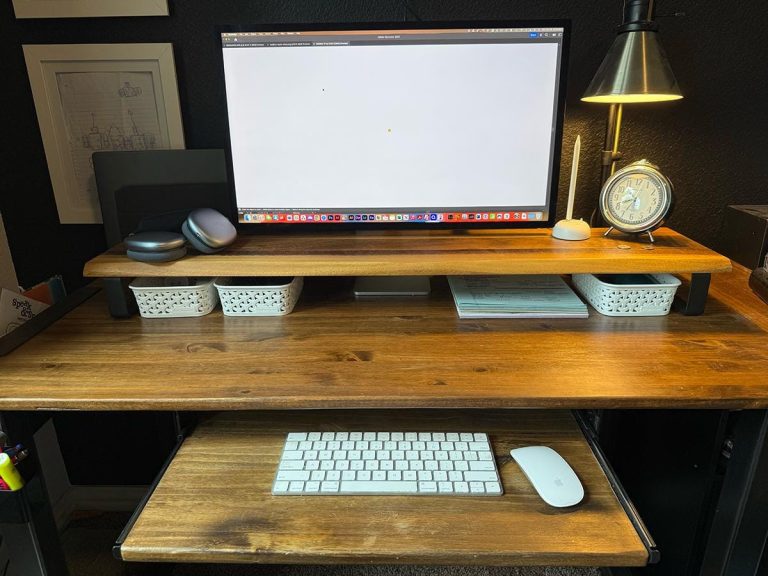 Live Edge Monitor Stand photo review