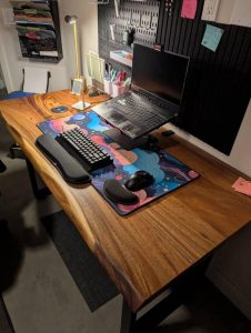 Live Edge Desk with U Shaped Legs photo review