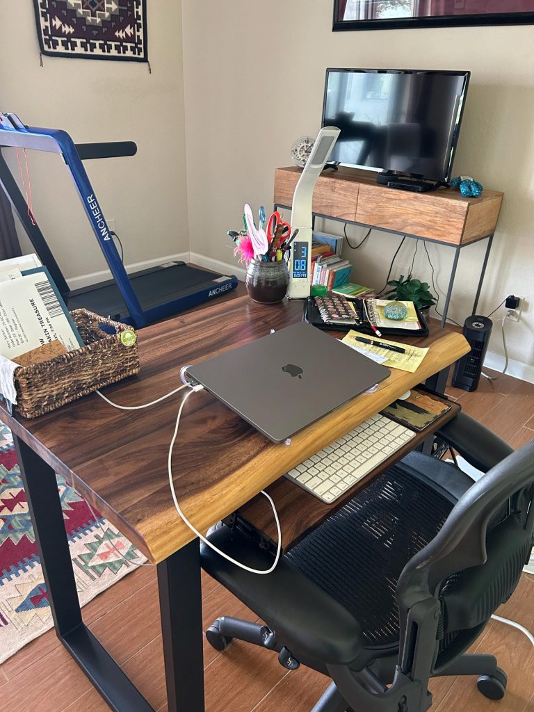 Live Edge Desk with U Shaped Legs photo review