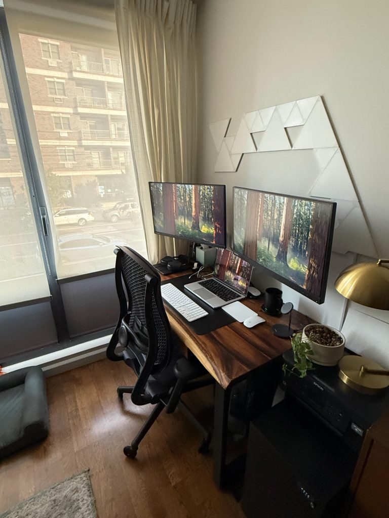 Live Edge Desk with U Shaped Legs photo review