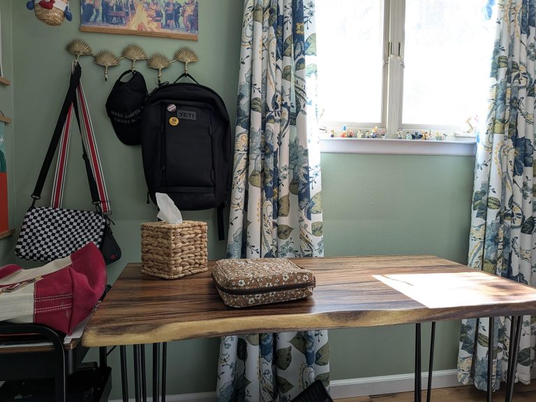 Live Edge Desk with Hairpin Legs photo review