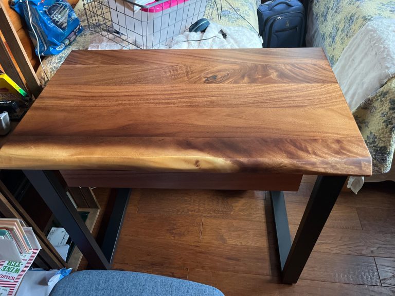 Live Edge Desk with U Shaped Legs photo review
