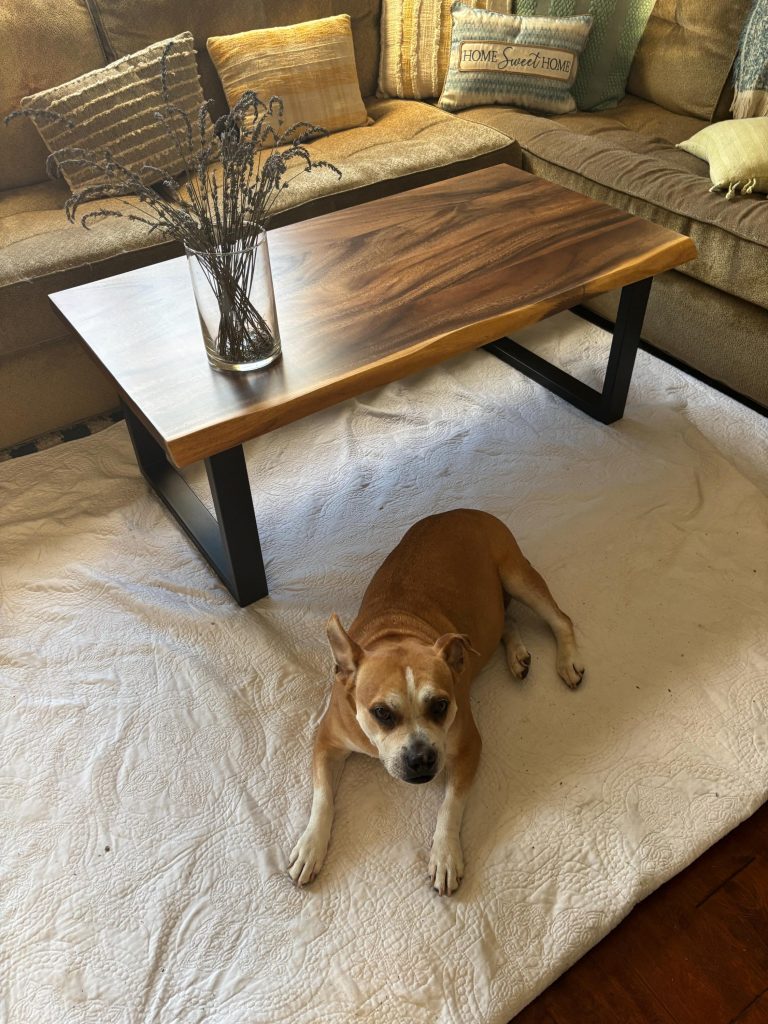 Live Edge Coffee Table with Storage photo review