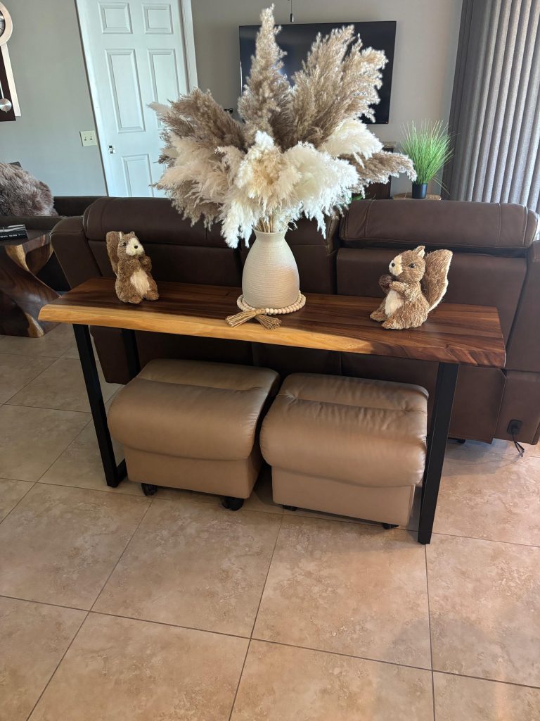 Console Table with U Shaped Legs photo review