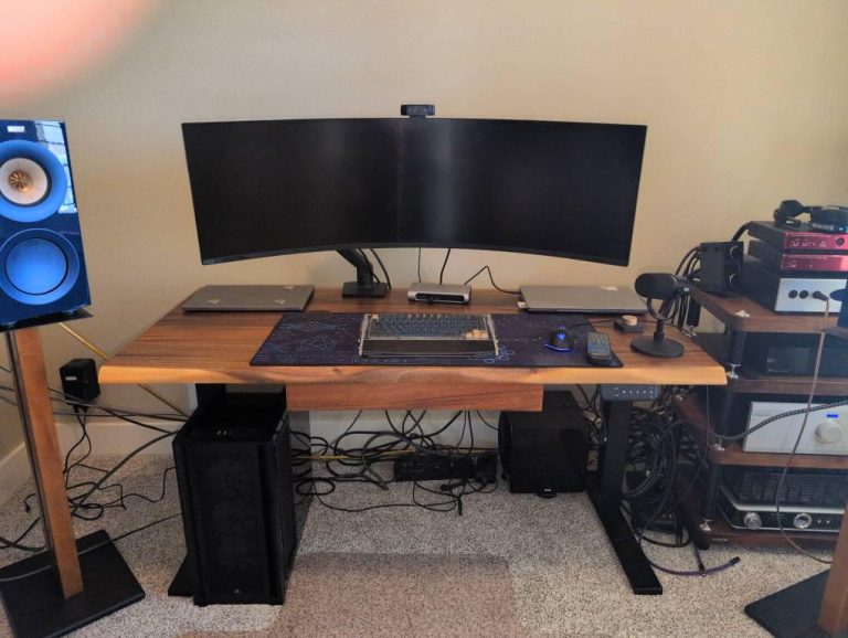 Adjustable Standing Desk - Black photo review