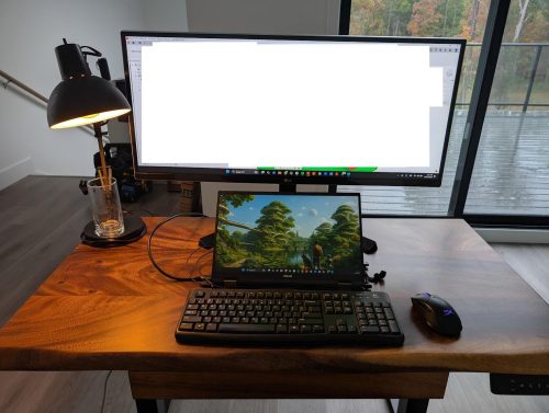 Adjustable Standing Desk - Black photo review