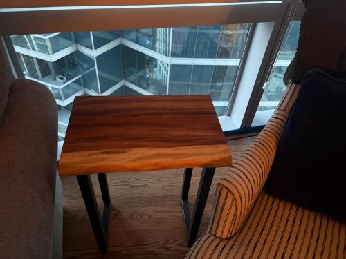 Live Edge End Table photo review