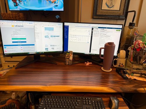 Adjustable Standing Desk - Black photo review