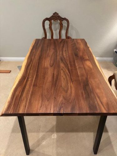Live Edge Dining Table photo review