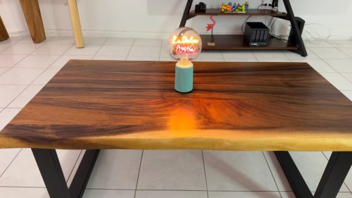 Live Edge Coffee Table with Storage photo review